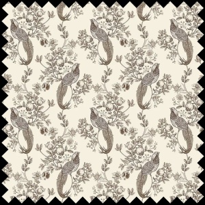 Material Textil Pomegranate Garden In Coper