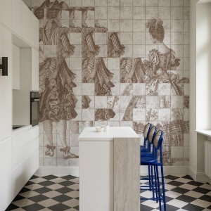 Papier peint Decadent Fragments cream