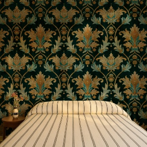 Papier peint Floral Forêt Empire Bloom sable – VLAdiLA