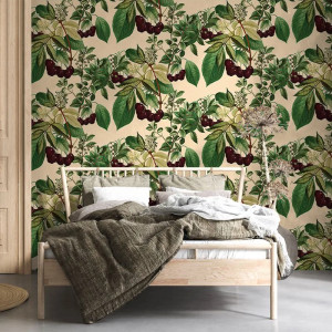 Papier peint Floral Noble Cherry Context – VLAdiLA