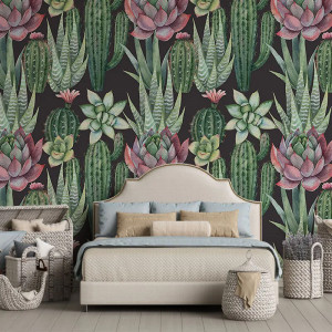 Papier peint Floral Noble Succulents – VLAdiLA