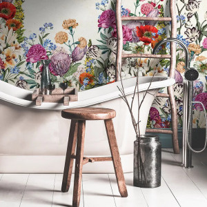 Papier peint panoramique Noble Nature Spring Mural (Cream) – VLAdiLA