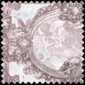 Porcelain Sky Rose Fabric