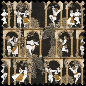 Roata de la Runc (Rugina) Fabric