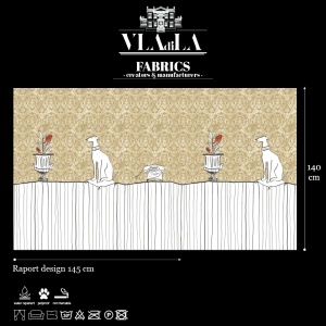 Sur la Table Gold Текстилен материал - Img 2