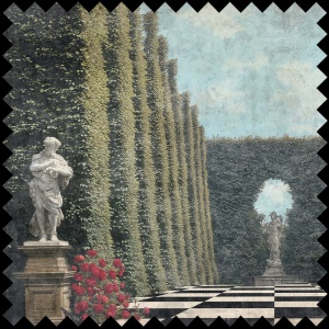 Tissu Gardens of Orpheus