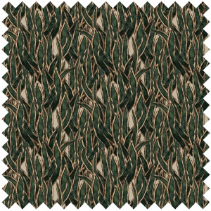 Tissu Green Flames