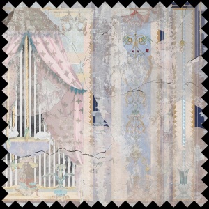 Tissu Paradise Infranto (dark)