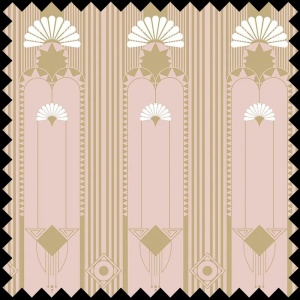 Tissu The Delano Golden Rose