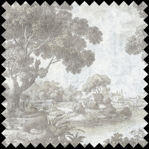 Verdant Fortress cream Fabric