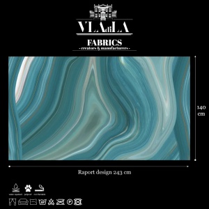 Wave marble Текстилен материал - Img 2