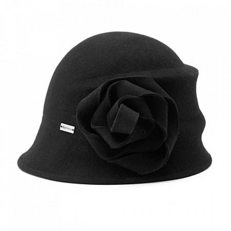 Betmar, Palarie dama alexandrite cloche, negru