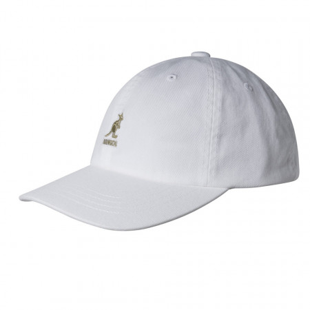 Kangol, Шапка с козирка Washed K5165HT Бял