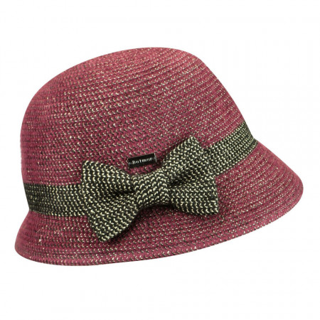 Betmar, Palarie dama lorelai cloche, rosu