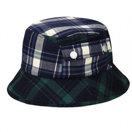 Kangol, Palarie plaid on plaid bucket multicolor