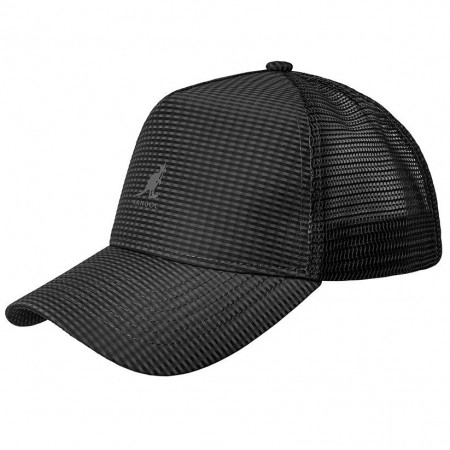 Kangol, Sapca neagra seersucker mesh trucker