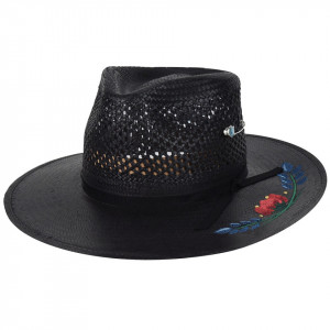 Bailey Western, Palarie dama western renegade merit fedora negru
