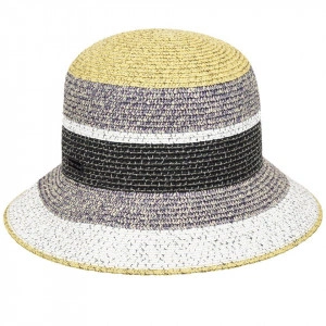 Betmar, Palarie dama catherine braided cloche multicolor