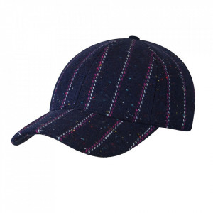 Betmar, Sapca dama plaid baseball albastru