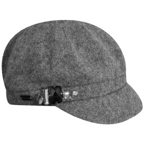 Betmar, Sapca dama rhinestone gri