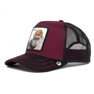 Goorin Bros. Sapca trucker primal boss, Rosu bordo