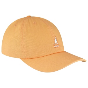 Kangol-sapca-portocaliu-washed-cotton-adjustable-baseball-3