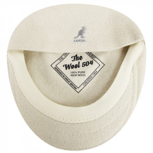 Kangol-Basca-alba-Wool-504-e
