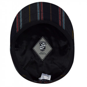 Kangol-basca-neagra-tweed-milano-4