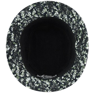 Kangol, Palarie neagra needlepunch floral bucket 8