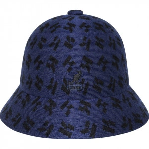 Kangol, Palarie square K casual bleumarin