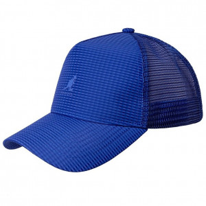 Kangol, Sapca albastra seersucker mesh trucker