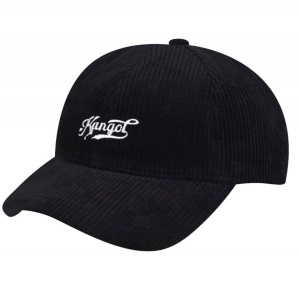 Kangol, sapca vintage script logo baseball, Negru mat