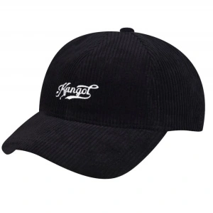 Kangol, sapca vintage script logo baseball, Negru mat