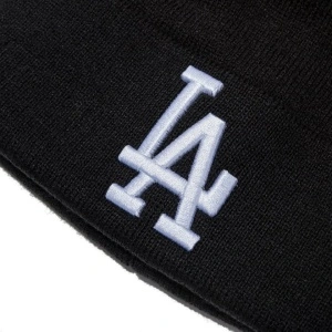 New Era, caciula elastica MLB Los Angeles Dodgers, Negru 4