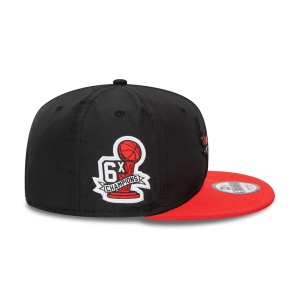 New Era, Sapca 9fifty infill Chicago Bulls, Negru mat 5