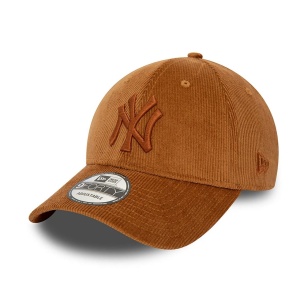 New Era, Sapca ajustabila cord New York Yankees, Maro caramel