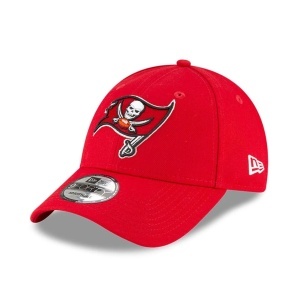 New Era, Sapca ajustabila cu logo brodat Tampa Bay, Rosu mat