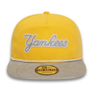 New Era, Sapca baseball 9fifty golfer NY Yankees, Galben lamaie 2