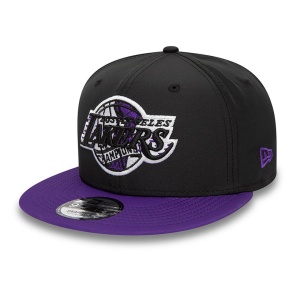 New Era, Sapca baseball 9fifty infill Los Angelas Lakers, Negru mat