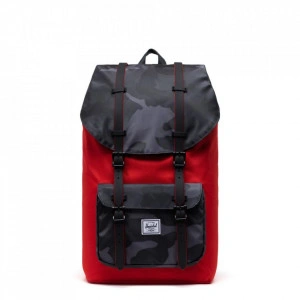 Herschel, Rucsac Little America Night Camo Rosu, 25L