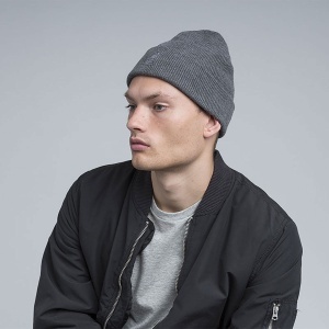 Kangol-caciula-elastica-cu-logo-brodat-gri-antracit-2