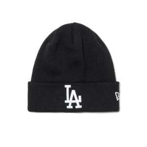 New Era, caciula elastica MLB Los Angeles Dodgers, Negru