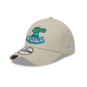 New Era, Sapca ajustabila cu logo brodat Golf Gator, Bej nisip