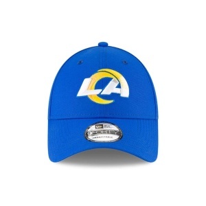 New Era, Sapca ajustabila cu logo brodat LA Rams, Albastru electric 2