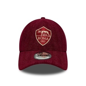 New Era, sapca baseball fleck cord AS Roma, Rosu 2