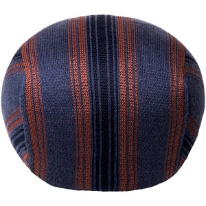 Kangol, Basca nostalgia stripe 507 albastru indigo 2