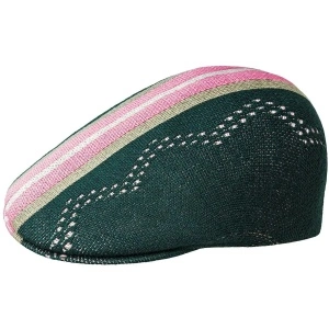 Kangol-basca-verde-slick-stripe-507