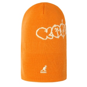 Kangol-caciula-sliced-peak-portocaliu-2