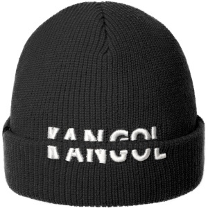 Kangol-caciula-sliced-peak-negru-mat-2