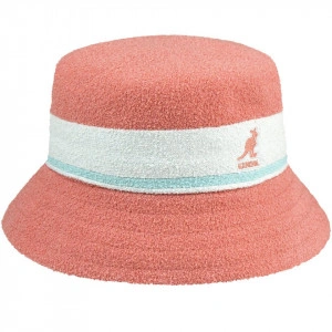 Kangol-palarie-bermuda-stripe-bucket-roz-2